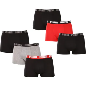 Boxerky 6PACK pánské boxerky Puma vícebarevné (701227792 003) XXL 701227792 003 Možnost vrácení zboží ZDARMA do 120 dnů!