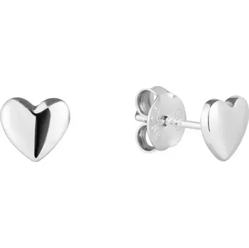 Oblečení a móda Stříbrné náušnice lesklá srdíčka 61047