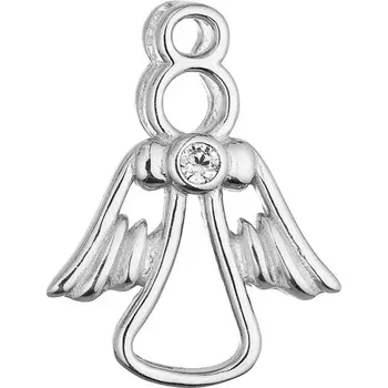 Přívěsek Stříbrný přívěsek anděl se zirkonem 14047.1