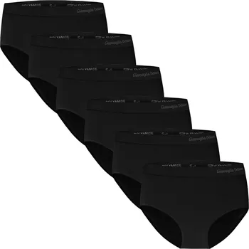 Kalhotky 6PACK dámské kalhotky Gianvaglia bezešvé černé (3008) XL/3XL Možnost vrácení zboží ZDARMA do 120 dnů!