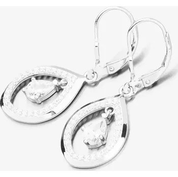 Šperk Dámské náušnice stříbro 925 zirkon visací PKL-2224