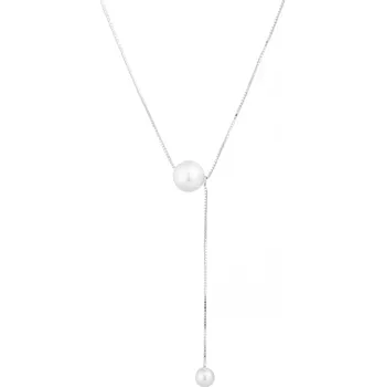 Oblečení a móda Stříbrný náhrdelník s shell perličkami 12103.1