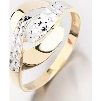 Oblečení a móda Dámský prsten zlato mix 585 PKL21-043 velikost 58