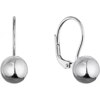 Oblečení a móda Stříbrné náušnice lesklá kulička 61136