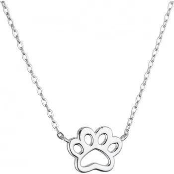 Náhrdelník Stříbrný náhrdelník tlapka 62042