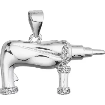 Přívěsek Stříbrný přívěsek vrtačka 14060.1 crystal