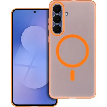 Kryt na mobil Samsung Galaxy A17 GO ORANGE MagSafe oranžový (Kryt, obal a pouzdro na mobil Samsung Galaxy A17 GO ORANGE kompatibilní s MagSafe v oranžové barvě)