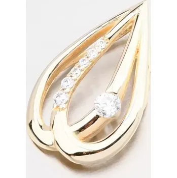 Přívěsek Dámský přívěsek žluté zlato 585 662P-130246