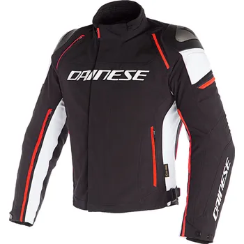 Moto oblečení DAINESE RACING 3 D-DRY® JACKET # BLACK/WHITE/RED-FLUO - 46
