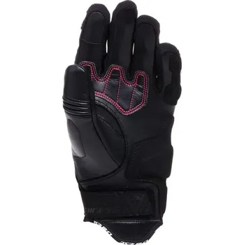 Moto rukavice DAINESE REACTO CARBON SHORT GLOVES WMN BLACK/FLUO PINK - XS
