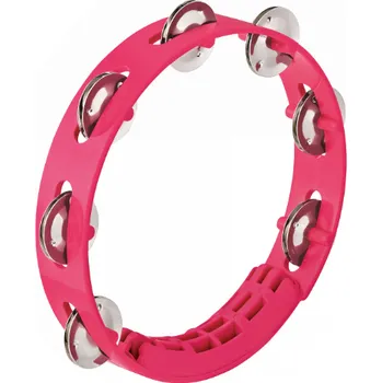 Tamburína NINO 49SP Compact ABS Tambourin 8" (Pink)