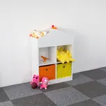 Ecotoys Organizér, dětská skříňka Domeček, přepážky