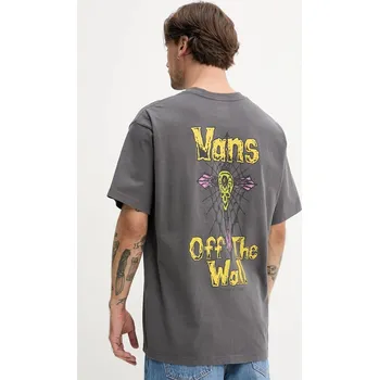 Pánské oblečení Bavlněné tričko Vans VN000NWN1O71 šedá 90X, vel. XXL