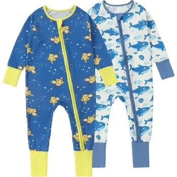 Zavinovačka HAHASHOW dětské oblečení s dlouhým rukávem, dětské oblečení na zip, vánoční spací pytle pro chlapce