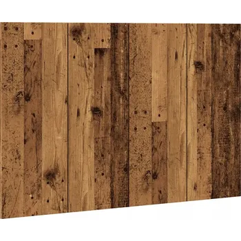 Klasické čelo postele v barvě starého dřeva 120 x 1,5 x 80 cm