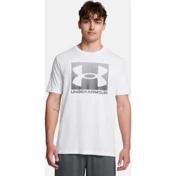 Pánské oblečení Pánské tričko Under Armour UA M BOXED SPORTS UPDATED 1386793-100 Bílá SM