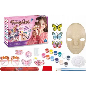 kreativní sada SADA NA MALOVÁNÍ MASEK - PÁRTY SADA PRO DĚTI