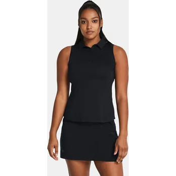 Dámské oblečení Dámské tílko Under Armour UA Playoff SL Polo-BLK 1383613-001 Černá XS