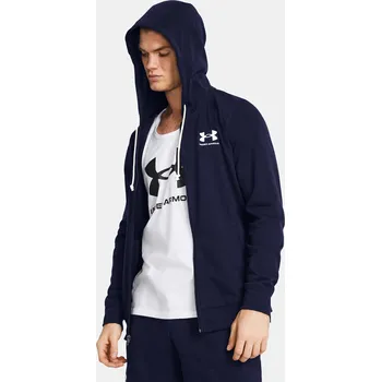 Pánská mikina Pánská mikina Under Armour UA Rival Terry LC FZ 1370409-410 Modrá XXL
