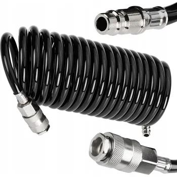 Příslušenství ke kompresoru PNEUMATICKÁ TLAKOVÁ SPIRÁLOVÁ HADICE 5m NEO - HADICE ke kompresoru