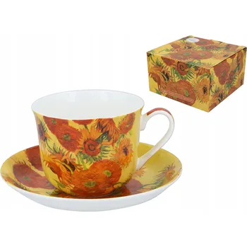 Šálek s podšálkem Slunečnice 450 ml