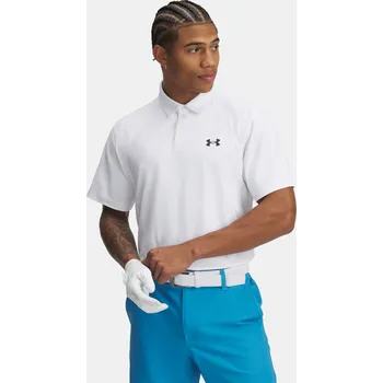 Pánské tričko Under Armour Pánské tričko UA T2G Pique Polo 1390123-100 Bílá LG