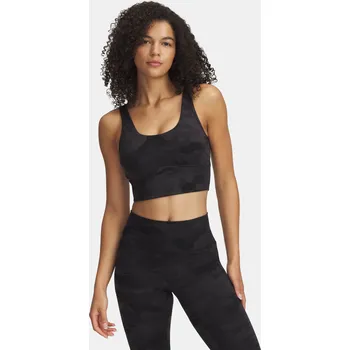 Dámské oblečení Dámské tílko Under Armour Meridian Fitted CropTankPr 1380983-002 Černá XS