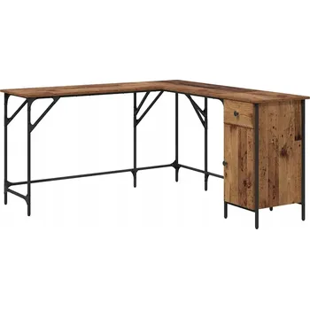 Psací stůl Staré dřevo 141 x 141 x 75 cm Materiál: dřevotříska