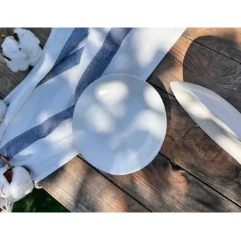 Talíř Talíř kulatý pod šálek, dezertní Karamel 13 cm