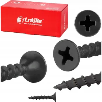 Vrut Černé fosfátované vruty do dřeva 3,5x35 mm - 1 kg