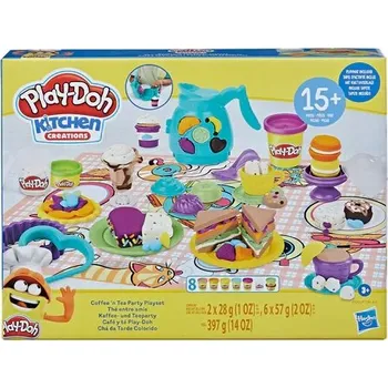 Modelovací hmota Play-Doh modelína sada čajová konvice čas na čaj 3+ 8 tub 15 ks F5751