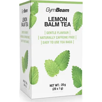 Anabolizér GymBeam Lemon balm tea 20 x 1 g