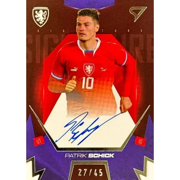 Sběratelství AUTO karta PATRIK SCHICK 23-24 Sportzoo Hrdí lvi Signature Level 2 /45
