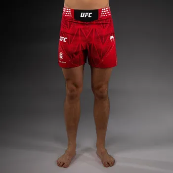 Krátké MMA šortky Venum UFC Zenith Authentic Fight Night - Red červené Velikost: L