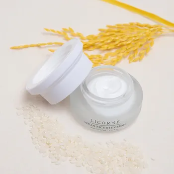 Péče o oční okolí LICORNE - Vegan Rice Eye Cream - Veganský rýžový oční krém - 30 ml
