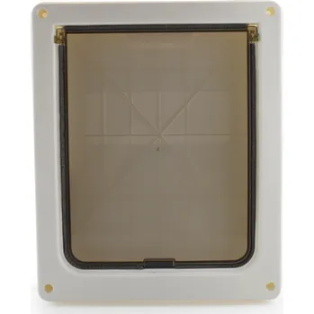 Dvířka pro psa Bentech Dvířka pro psy a kočky L 44,2 x 36,4 x 4,6 cm bílá