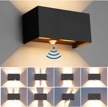 Venkovní osvětlení VENKOVNÍ LED NÁSTĚNNÁ LAMPA 20W S POHYBOVÝM SENZOREM, ODOLNÁ, NA BALKÓN, IP65