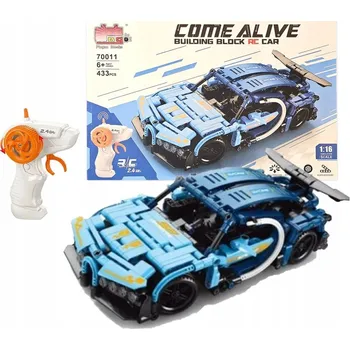 ostatní stavebnice STAVEBNICE - SPORTOVNÍ AUTO 433 DÍLKŮ NA DÁLKOVÉ OVLÁDÁNÍ 6+