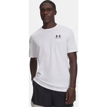 Pánské tričko Pánské tričko Under Armour Sportstyle Left Chest Ss 1326799-100 Bílá MD