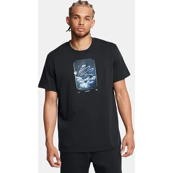 Pánské tričko Under Armour Curry Hvyweight Trend Tee 1387108-001 Černá MD