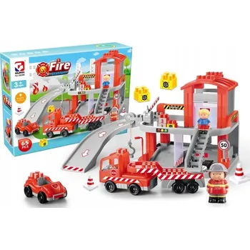 ostatní stavebnice Velké stavební Stavebnice Hasičská stanice 65 dílků
