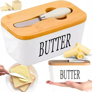 Máslenka Máslenka Montessa porcelánová bílá