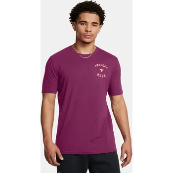 Pánská móda Pánské tričko Under Armour UA Pjt Rck 7 SS 1386878-505 Fialová SM