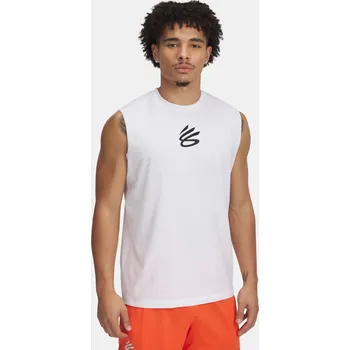 Pánské tílko Pánské tílko Under Armour Curry SLVS Tee 1390352-100 Bílá LG