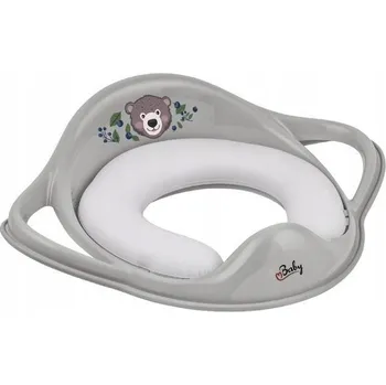 WC sedátko MALTEX Měkké sedátko na WC Leśna Parta Misiu šedá