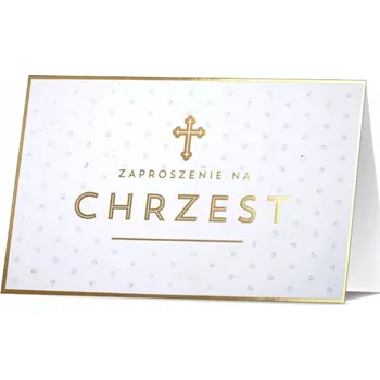 Obraz Pozvánka na křtiny 10,6 x 16,5 cm