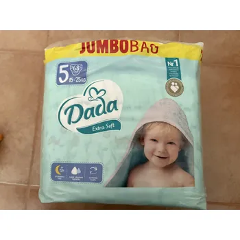 Plena Dada Extra soft bag vel. 5 (15-25 kg) - 68 ks - poškozený obal
