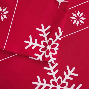 Povlečení Sada povlaků na přikrývku z mikrovlákna, vánoční povlečení 155x220 cm T697