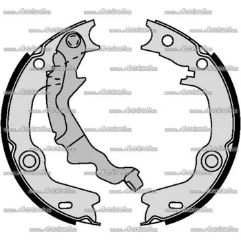 Brzdový systém Starline Brzdové čelisti - parkovací brzda - sada BC 09440