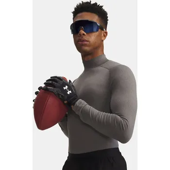 Pánské tričko Pánské tričko Under Armour HG Armour Comp Mock LS 1369606-090 Šedá XS